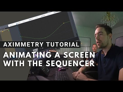 Animating a screen with the sequencer | Virtual Production Unreal Engine & Aximmetry Tutorial