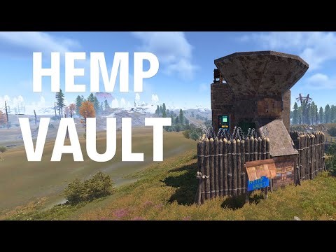 Rust Hemp Vault – Compact Solo/Duo Farm Base with Bunker & Split Loot
