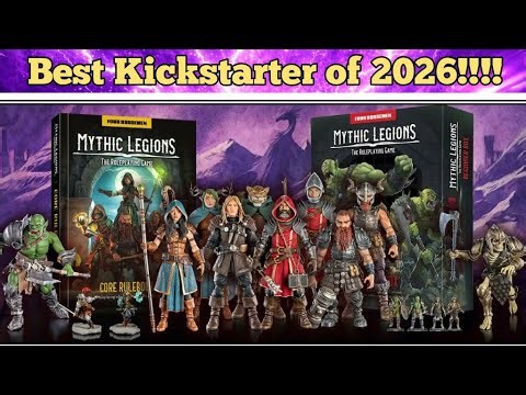 Mythic Legions RPG Kickstarter Recap! FULL FRONTAL PURPLE!