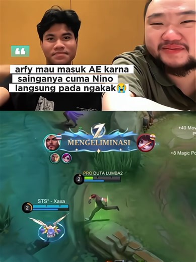 arfy mau masuk AE karna sainganya cuma Nino😭 #MLBBxKOF #MLBBKOFSkinFreeTrial #MLBBxOPPO #kodelwyn #arfy