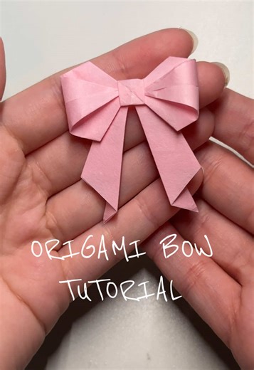 Origami Bow Tutorial: Easy Step-by-Step Design