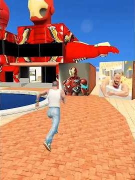 Franklin Open Iron Man Magical Mystery Container 🥳 | INDIAN BIKE DRIVING 3D