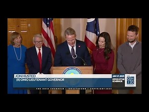 RAW: Governor DeWine announces Lt. Gov. Husted as Ohio Senator