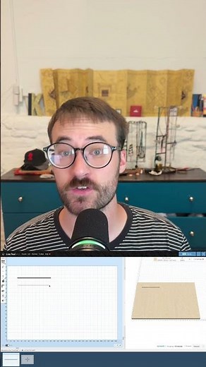 Easel Software Line Tool #cncsoftware #cnc #design #cncmill #cncdesign #tutorial