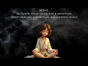 853Hz Spiritual Awakening & Third Eye Activation | Deep Healing Meditation Music