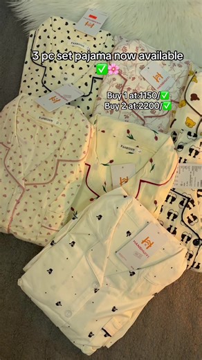 Drss Collection Girls: 3 Pc Set Pajama Now Available