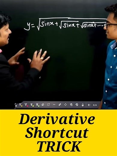 Differentiation Shortcut for MHT-CET 🚀 Most Important Question | PYQ SHORTCUT✅ | Dinesh Sir #mhtcet