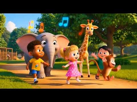 Zoo Zoo Land Dance Song 🦁🐰 | High-Energy Kids Action Song