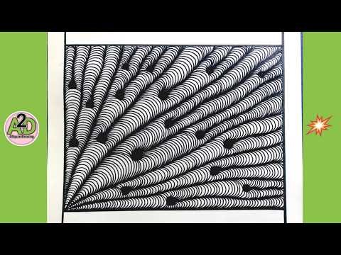 Doodle Art Tutorial -7 | Doodle Drawing | Easy Doodle Drawing