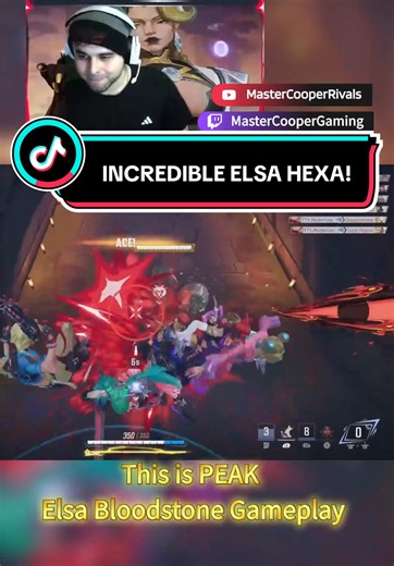 My First Elsa Hexa was so HYPE! Shoutout to @sydroxmedia for the epic collab! #marvelrivals #marvelrivalsclips #fyp #marvelrivalsgameplay #elsabloodstone