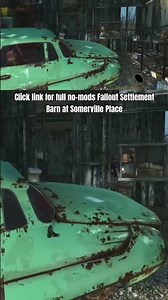 Barn at Somerville Place no mods Settlement Fallout