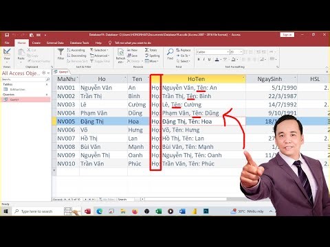 Query MS Access - Xây dựng công thức khi làm phần mềm quản lý - Học MS Access