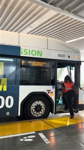 AC Transit #8023 Route Announcement: F Berkeley UC Campus via Adeline