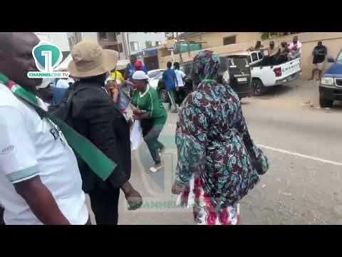 Ayawaso East NDC Primary: Voters Jostle for Free Eggs at Polling Centre