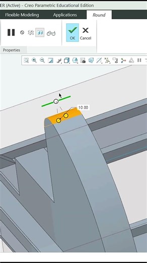 Battery Tray in PTC Creo 🔋 | Complete Plastic CAD Tutorial | PART-2 | SHORTS | DEVELOPMECH