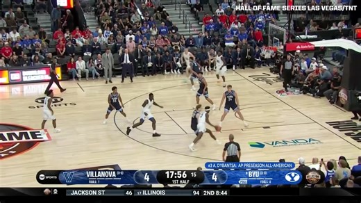 AJ Dybansta is HERE⬇️ 💥21 Points 💥6 Rebounds 💥3 Assists Dybansta Highlights vs. Villanova🎬 #Big12MBB | BYU Basketball | Big 12 Conference