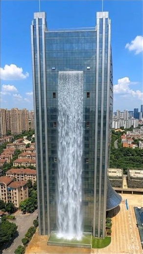 Building a Waterfall Skyscraper From Scratch Mega Construction Timelapse 4K