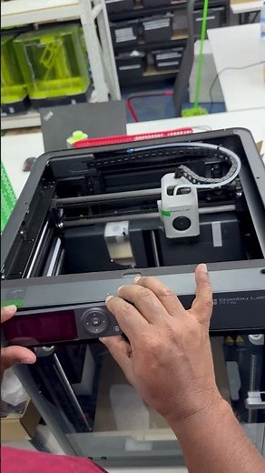 How to set up a new Bambu Lab P1S Combo 3D printer? #ytshorts