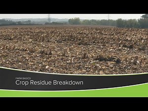 Crop Residue Breakdown