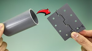 PVC Pipe Recycling Hack: Create Your Own Door Hinge