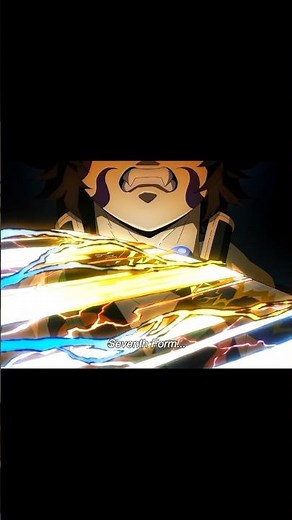 Zenitsu vs Kaigaku Final Battle 🔥 Thunder Breathing 7th Form | Demon Slayer #anime #eren #animeart