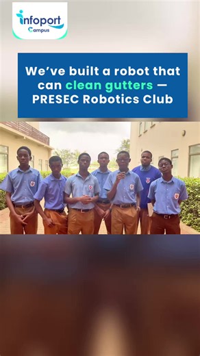 We’ve built a robot that can clean gutters — PRESEC Robotics Club