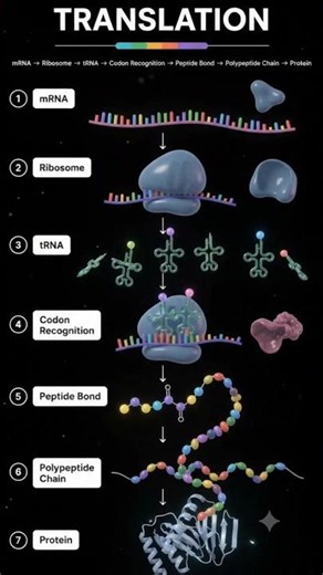 Translation | Protein Synthesis Explained Step-by-Step | mRNA, Ribosome, tRNA, Codon Recognition
