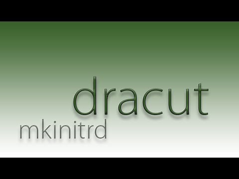 Using dracut to create the initial RAM disk