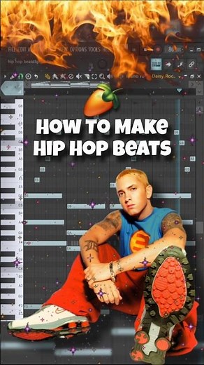 How To Make Hip Hop Beats In FL Studio🎹🥁 #tutorial #shorts