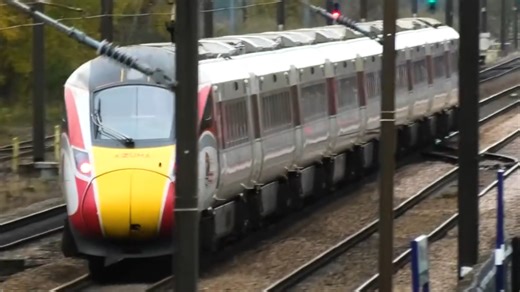 2025 年 11 月 27 日，蒂斯克（Thirsk）站的东海岸主线（ECML）列车相关视频搬运～轨道交通火车迷dmutrain柴联车气动车内燃动车组列车～