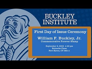 William F. Buckley, Jr. Official Commemorative Stamp First Day of Issue Ceremony