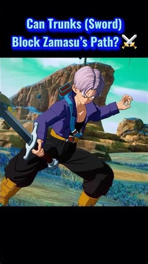 Trunks (Sword) Block Zamasu’s Path? 💥 #sparkingzero #crashout #knockout