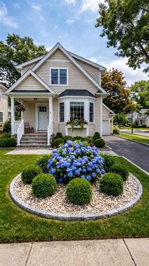 Beautiful Hydrangea Landscape for Stunning Curb Appeal