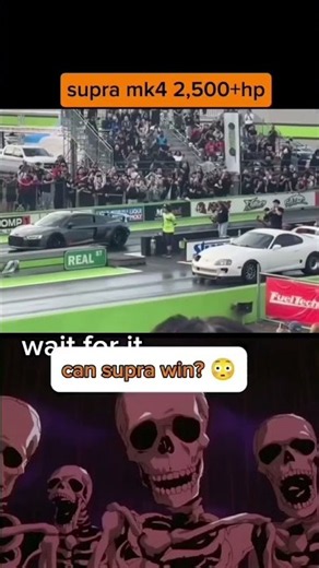 0 to 60 mph in UNDER 1 SECOND?! 😱🔥Watch this 2,500+ HP Supra MK4 ABSOLUTELY SHOCK everyone #cars