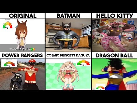 Agnes Tachyon Low Cortisol Dance Meme Vs Batman Vs Hello Kitty Vs Power Rangers Vs Dragon Ball