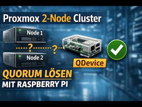 Proxmox Quorum lösen bei 2 Nodes – Raspberry Pi als dritte Stimme
