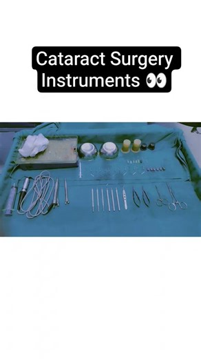 #eyesurgery #surgicalinstruments #phacoemulsification #lifeisbutadream