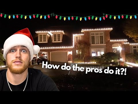 How To Hang Professional Christmas Lights and Make $800 a day: FULL TUTORIAL