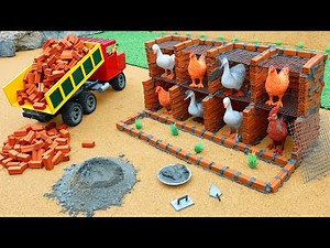 Tiger steals livestock-science project to build a 2-storey mini cattle pen with bricks@DIYMachinery​