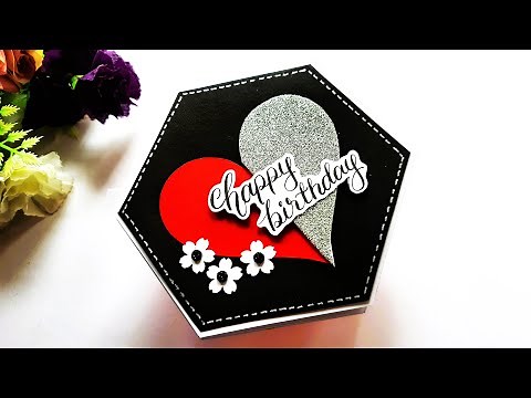 Beautiful Greeting Card for Birthday | Easy Handmade Birthday Card | Birthday Card with Chart Paper