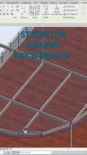 Penerapan Struktur Baja dalam Desain Bangunan dengan Revit