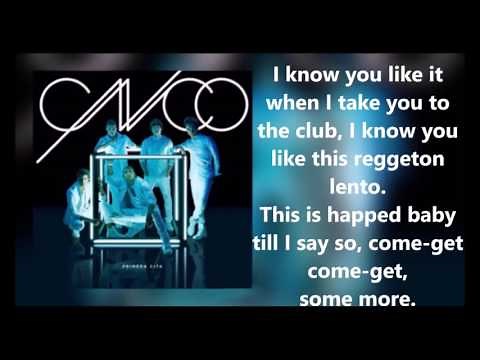 CNCO - Reggaeton Lento (Bailemos) [Lyric Video]