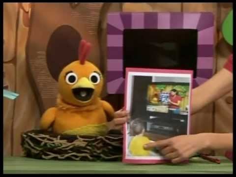 Dylan on Sprout TV with Chica and Kelly
