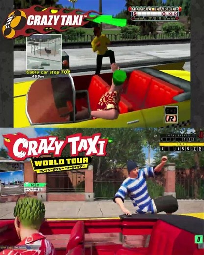 Crazy Taxi: World Tour (2027) vs. Crazy Taxi (1999)