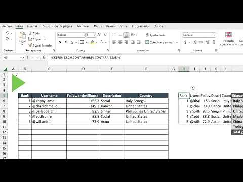 Tablas dinámicas con rango dinámico en Excel
