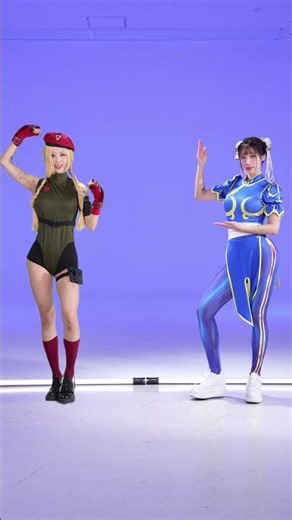 Cammy VS Chun Li 🥊🦶🏻 #streetfighter #cammy #chunli #cosplay #dancechallenge #스트리트파이터 #댄스챌린지