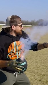 INSANE ROCKET FOOTBALL THROW 🤯🚀 #dudeperfect #trickshot #football #reels | Dude Perfect