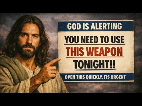🛑 GOD SAYS: YOU NEED TO USE THIS SPIRITUAL WEAPON TONIGHT 👆 GOD’S MESSAGE TODAY