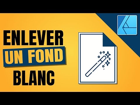 Affinity Designer - Enlever le fond blanc d'une photo