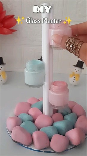 Diy Aesthetic Home Decor| Mini Jar Planter| #shorts #viralshorts #planter #handmade #craft #viral